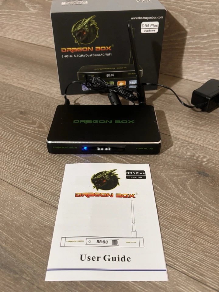 Dragon box DB5 Plus Quad Core Dual Wi-Fi Smart Media Streaming Device-NO REMOTE - Image 3 of 4