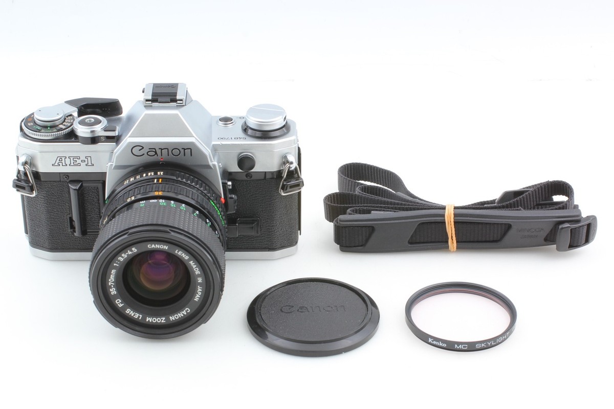 N MINT w/ Strap] Canon AE-1 Film Camera New FD 35-70mm F3.5