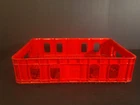 Vintage Coca Cola Enterprises Plastic Crate 18.5" x 12" Coke Tray Carrier