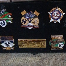 New York Yankees 1999 World Series Champions Vintage Original Pin Set