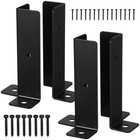  4 Pcs Gazebo Base Bracket Deck Railing Brackets Wood Post Inch Fence X