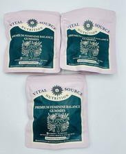 Lot of 3Vital Source Nutrition Premium Feminine Balance Gummies 180 Gummies08/27