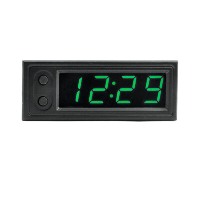 3 in 1 Electronic Clock Voltmeter LED Display Digital Temperature Gauge Luminous