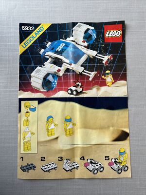 Vintage Space Lego Instruction Manual ONLY 6932 Stardefender 200 Futuron Classic eBay