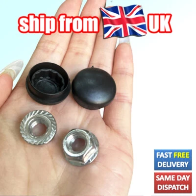 For VW Transporter T4 T5 T6 Front Windscreen Wiper Arm Nut Caps Bolt Cover Kit - Image 1 of 4