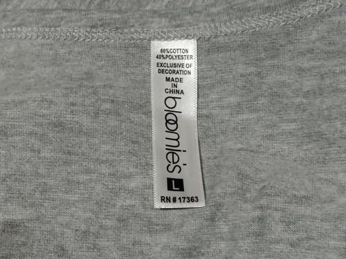 Bloomies Camicia da notte intima da donna, grigio erica, GRANDE - Foto 7 di 9