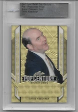David Koechner THE OFFICE 2021 Leaf Pop Century GOLD PRISMATIC SUPERFRACTOR 1/1