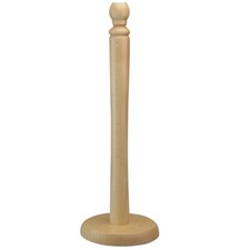 Image of Apollo Beech Wood Wooden Kitchen Paper Towel Roll Holder