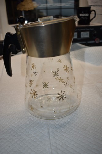 MCM David Douglas Flameproof Glass Atomic Starburst 8 Cup Coffee Carafe w Lid - Picture 4 of 9