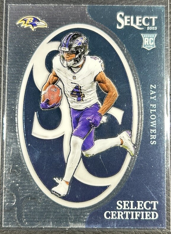 2023 Panini Select - Select Certified Rookie #CRO-ZFL Zay Flowers (RC)