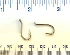 100 GT 8299 2X strength Black Chrome Octopus Fish Hooks size 4 - 100 hooks