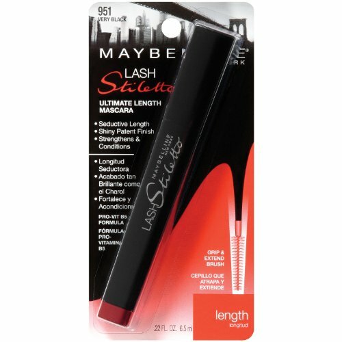 1pc Maybelline Lash Stiletto Ultimate Length Washable Mascara Very Black 0.22oz - Picture 1 of 5