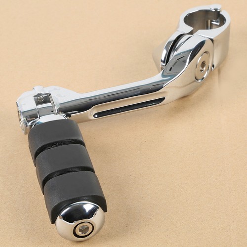 Chrome Long Mount Highway Footpegs Pegs Fit For Harley Heritage Softail Deluxe - Picture 4 of 7
