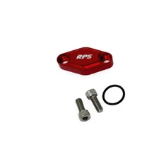 RacingPowerSports Red Billet ATV Parking Brake Block Off Plate Yamaha & Honda