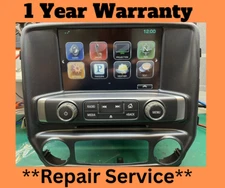 15-18 Chevrolet Silverado REPAIR SERVICE  8" Touch-Screen RADIO Display 84203824
