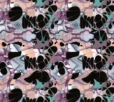 DESIGNERS GUILD FABRIC Kaoscope 2.5 METRES CENDRE 100% COTTON  CHRISTIAN LACROIX