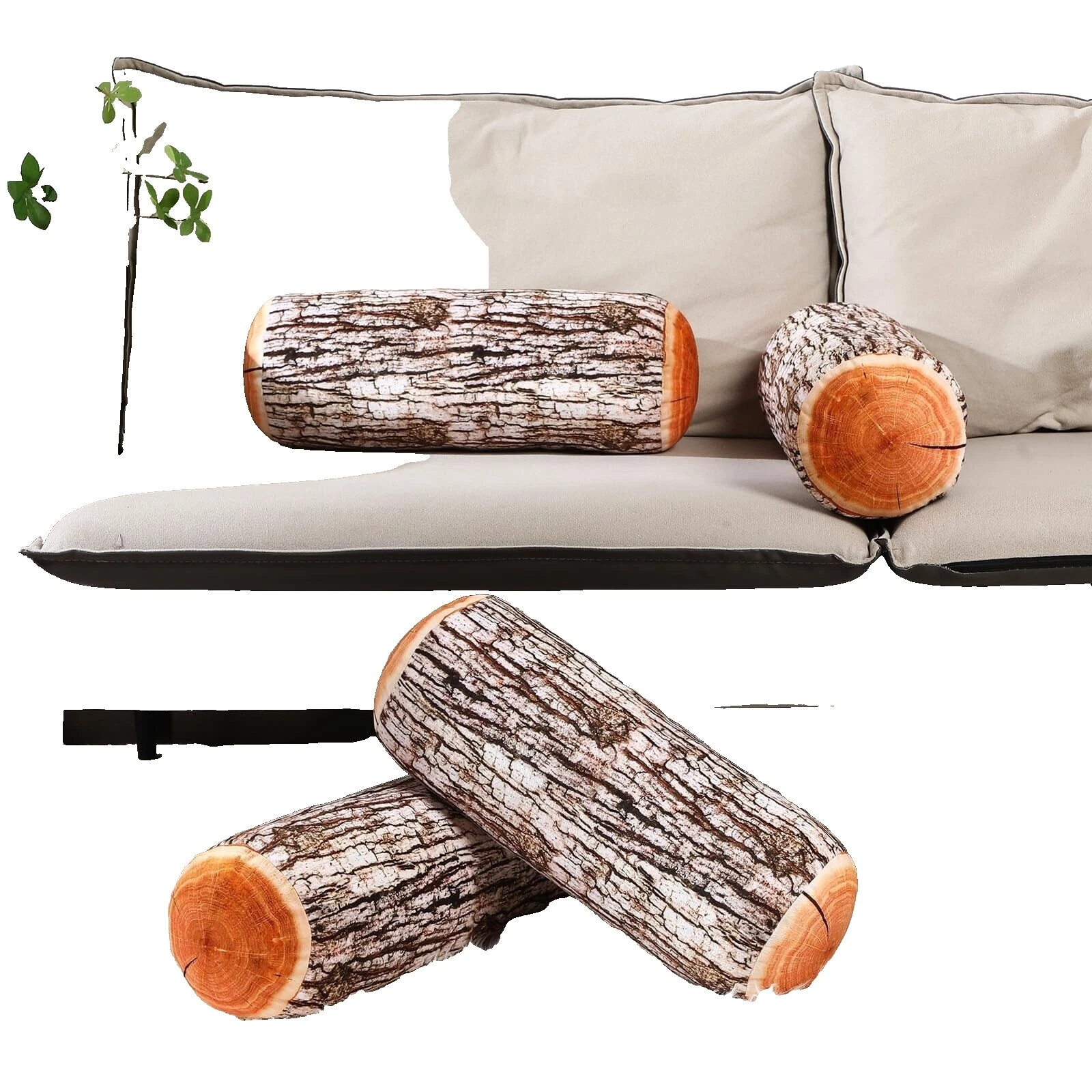 Nature Round Rustic/Primitive Home Décor Pillows