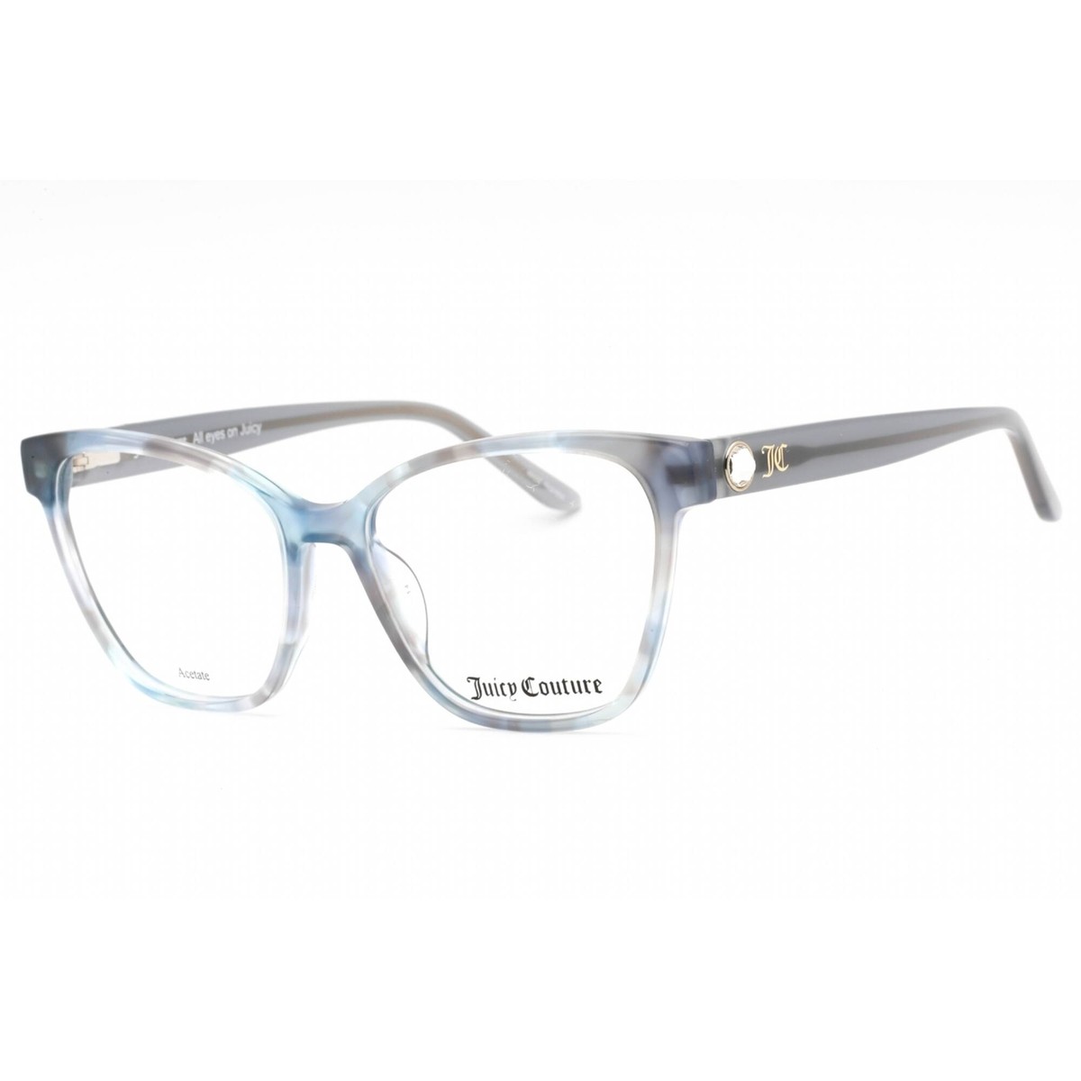 Juicy Couture Cat Eye Women Havana Acetate Frame Eyeglasses Juicy Couture JU 217 086 Havana Brown - Walmart.com main image 2