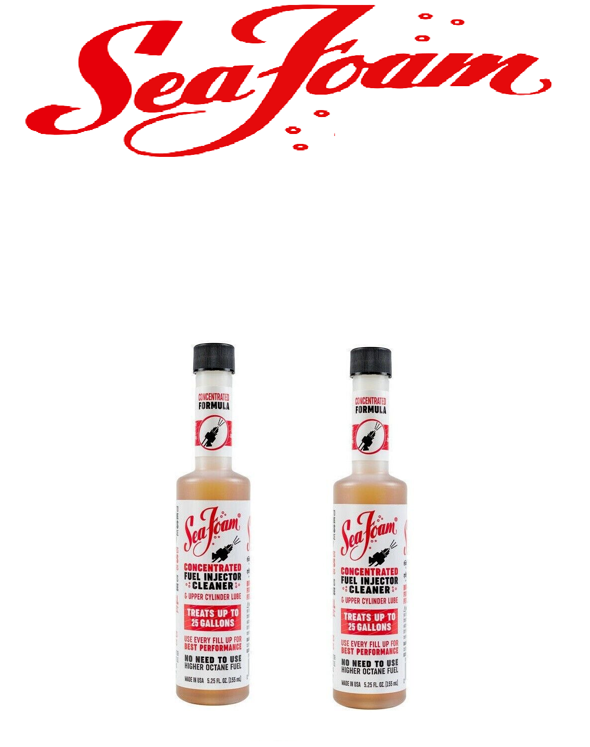 Set Of 2 Sea Foam Fuel Injector Cleaner Fuel Sys Gas Cleaner Booster