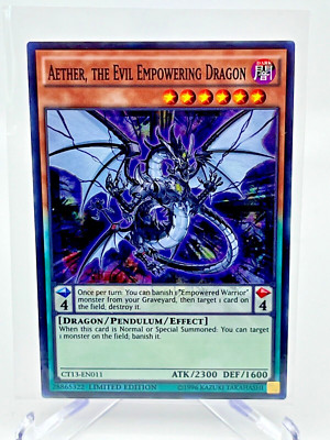 Yugioh Aether, the Evil Empowering Dragon - CT13-EN011 - Limited