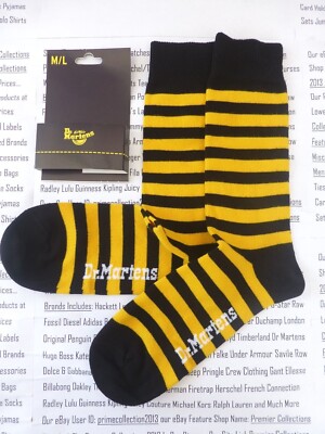 Yellow Doc Martens Socks Uk The Smart Crew Sock Dr Martens Mens