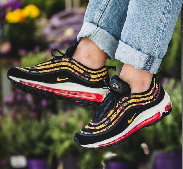 air max 97 floral black