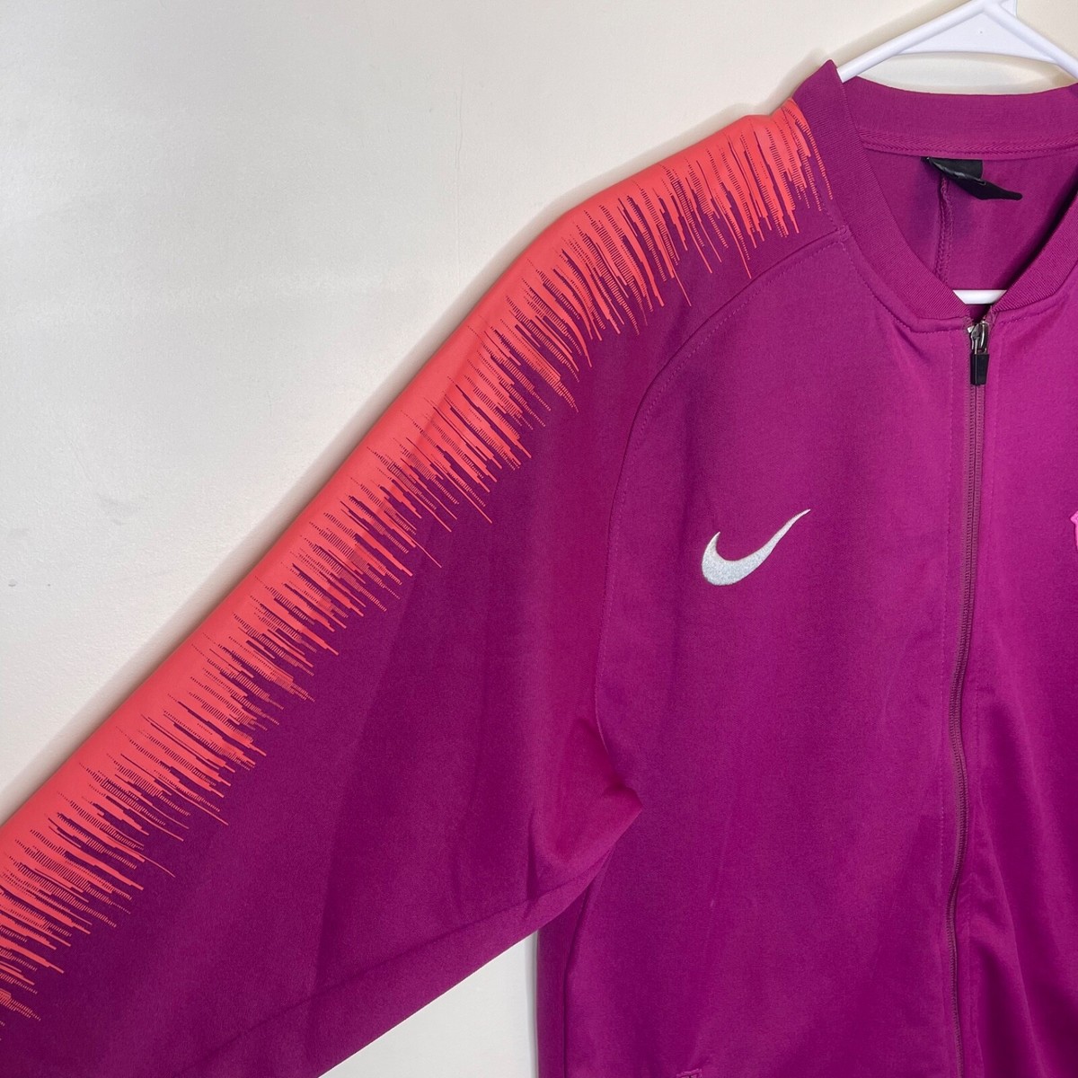 90s 00s Nike BARÇA ジャケット 紫 ピンク　ジャージ FC BARCELONA FOOTBALL PINK JACKET ORIGINAL NIKE SIZE L | eBay