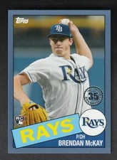 2020 Topps 1985 35th Anniversary #85-96 Brendan McKay RC Royal Blue Border