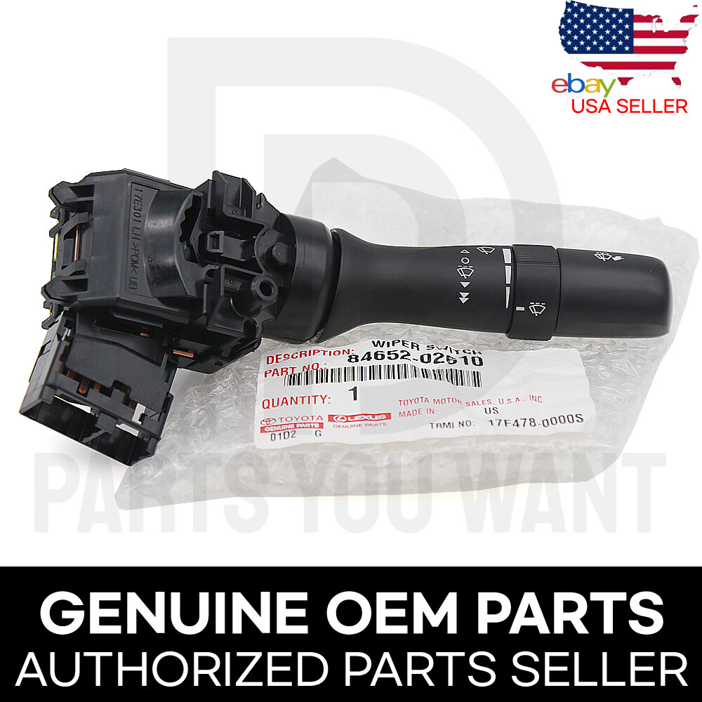 Genuine Toyota Tundra Tacoma Intermittent Windshield Wiper Switch 84652