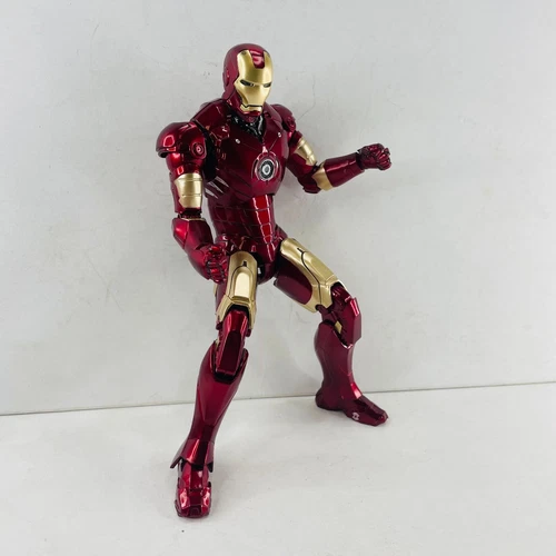 Marvel Avengers Iron Man Mark 3 MK3 Ironman Toy LED Light Action Figure Model image 10
