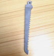 Schrade Knife Blade Replacement Satin Finish Serrated Stainless Blade USA MADE