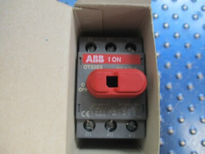 NEW ABB DISCONNECT SWITCH 3P, 40A, 600VAC, 0T32E3