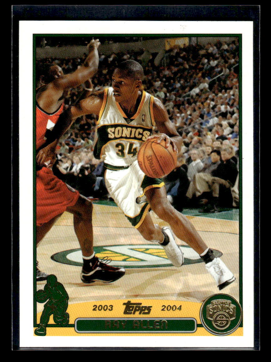 2003-04 Topps Collection #48 Ray Allen Variation Seattle SuperSonics