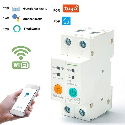 For APP WIFI For Smart Circuit Breaker with Metering 2P DIN ?Rail Remote