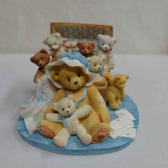 Cherished Teddies Tasha In Grandmother's Attic Figurine Vintage