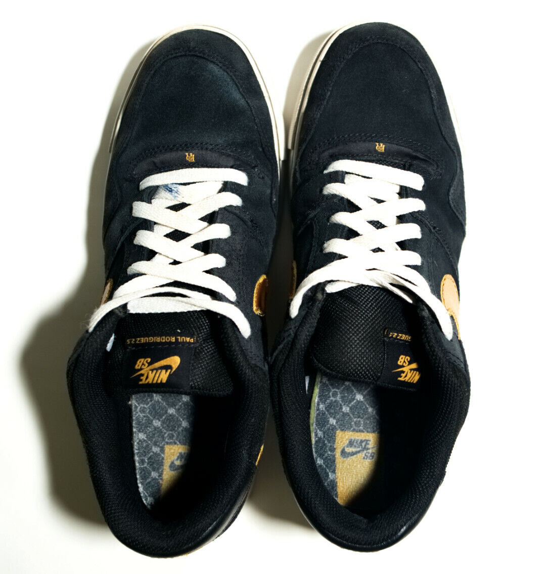 Pre-owned Nike SB Zoom Paul Rodriguez 2.5 Black -Metallic Pre-owned Nike SB Zoom Paul Rodriguez 2.5 Black -Metallic