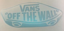 VANS SHOES Logo 2 -Die Cut Vinyl Decal Sticker Vintage Skateboard Skate Classic