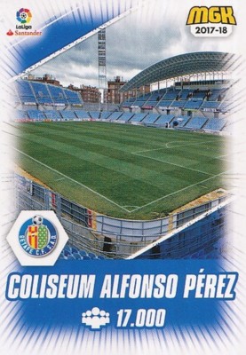 265 COLISEUM ALFONSO PEREZ ESPANA GETAFE CF STADIUM CARTE CARD MGK 2018 PANINI