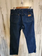Wrangler Jeans 34x34 Blue Denim Cowboy Fit