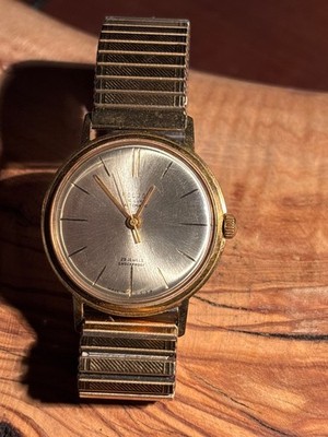 Schöne alte Poljot de Luxe Orbita Automatik 29 Rubin walzgold