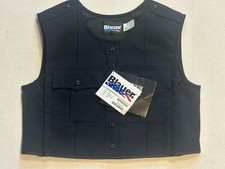 Blauer Dark Navy Armor Skin Vest M Short Wool Blend Outer Armor Carrier 8470 NWT