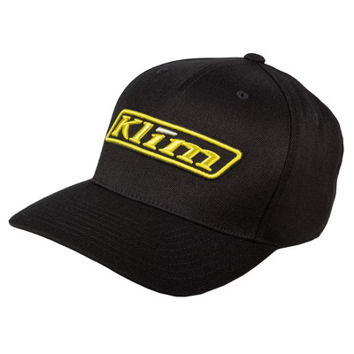 KLIM CORP HAT - ONE SIZE - SNAPBACK - BLACK / YELLOW - Brand New
