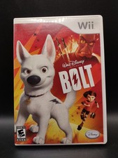 Disney Bolt Nintendo Wii Complete CIB Manual Inserts Tested Working E10+ Tested