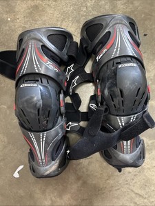Alpinestars Carbon Tech Knee Braces Black Size Large