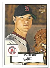 JON LESTER ROOKIE 2006 TOPPS '52 ROOKIES 303 BOSTON RED SOX