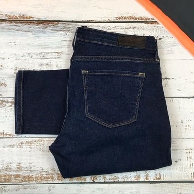 Big Star 1974 Avalon High-Rise Ankle Skinny Jeans in Dark Wash Size 29
