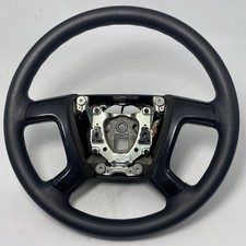 Chevrolet Gmc Tahoe Yukon Silverado Steering Wheel Black Ebony 07-14 Oem