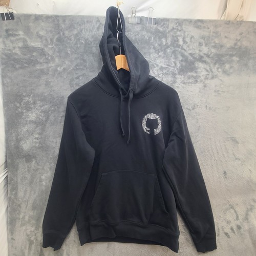 Stanley/Stella Drummer 2.0 Black Hoodie Organic Cotton Sz L Octocat Github