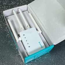 Hyzom RPT-002 WiFi Repeater Extender 2.4GHz 300Mbps White Open Box