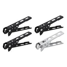 2x Pot Lifter Camping Pan Gripper Tongs Pizza Pan Gripper Hot Bowl Plate Clip